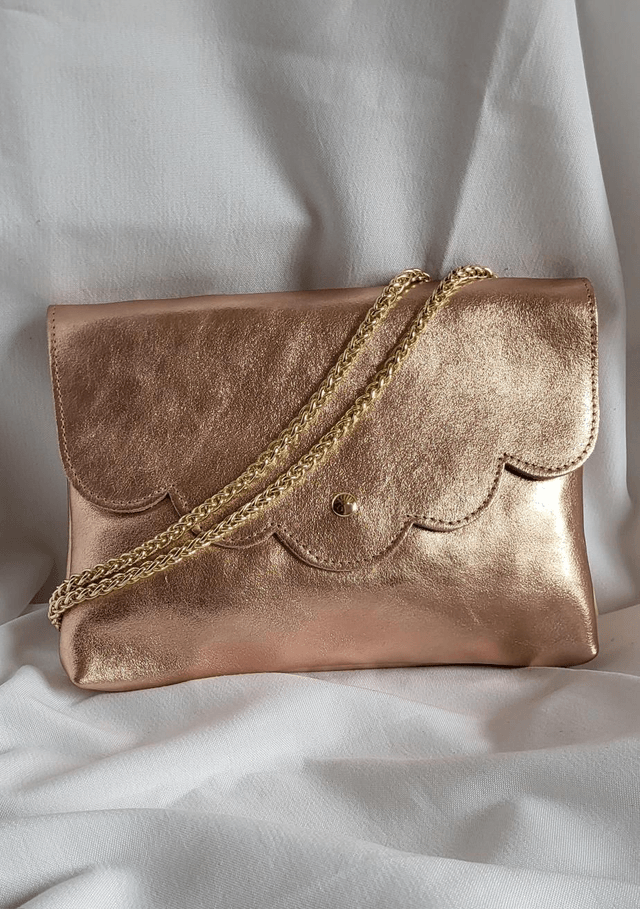 Sac nuage cuir métallisé 