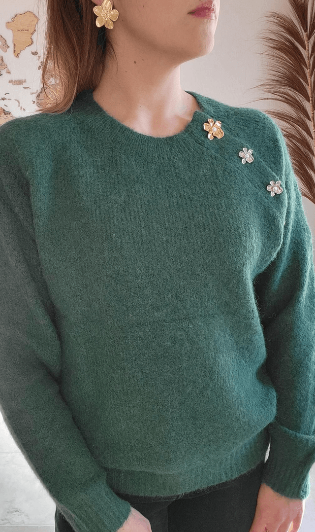 Pull Margot vert 