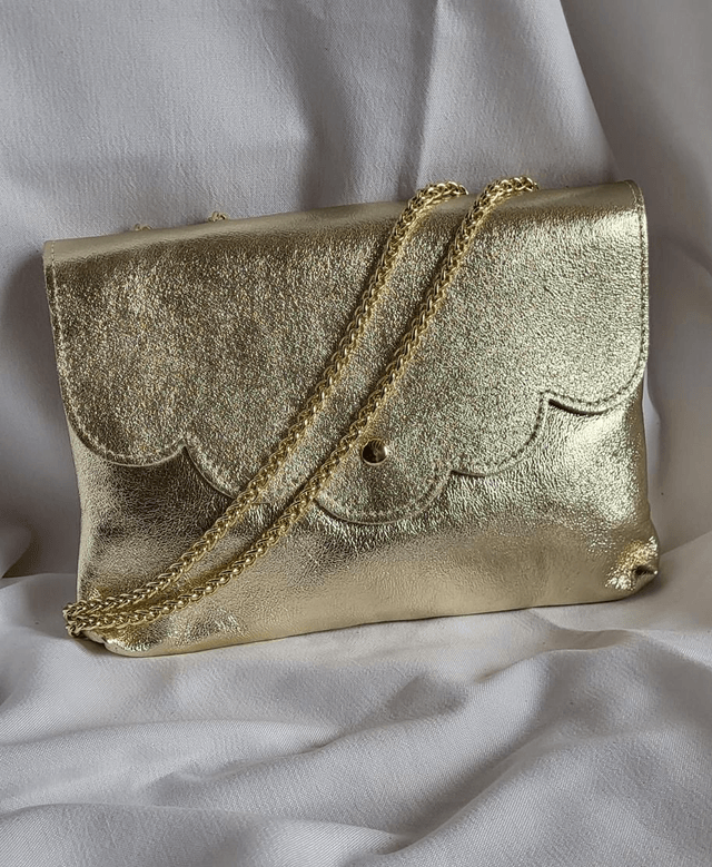 Sac nuage cuir métallisé 