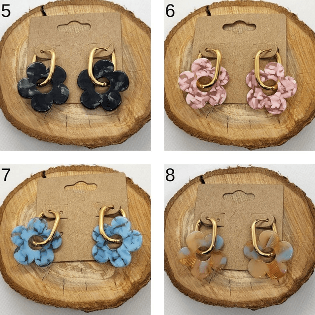 Boucles d'oreilles Flora 