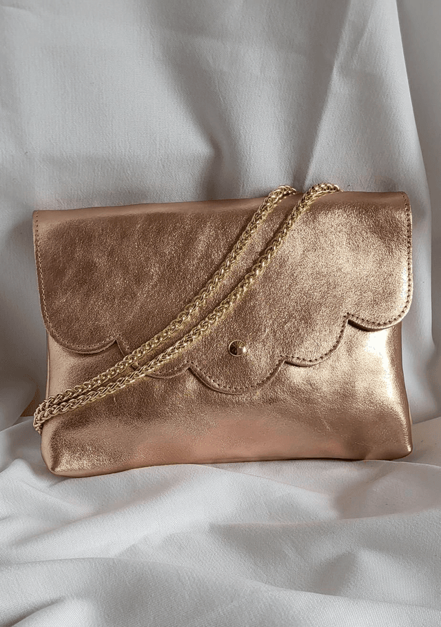 Sac nuage cuir métallisé 