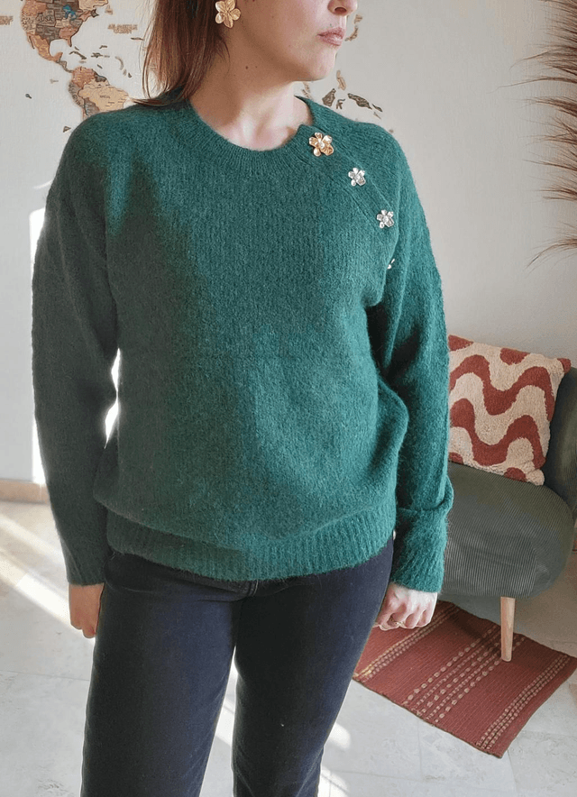 Pull Margot vert 